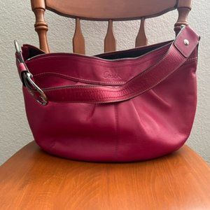 Pink Leather Coach Purse